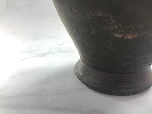 9 Inches Clay Mortar Wooden Pestle Heavy Making Papaya Salad Hand Mixer Masher Grinder Kitchenware