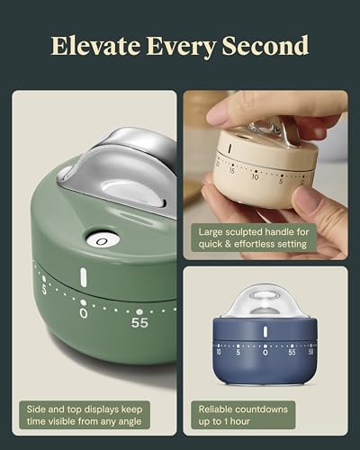 Mechanical Kitchen Timer (Marigold)