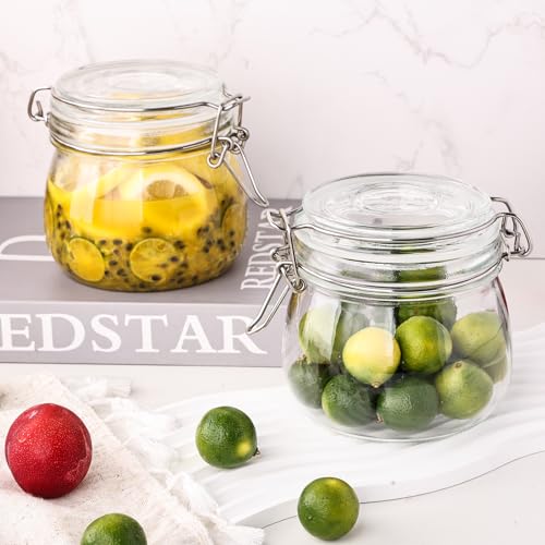 Glass Food Storage Jars Set