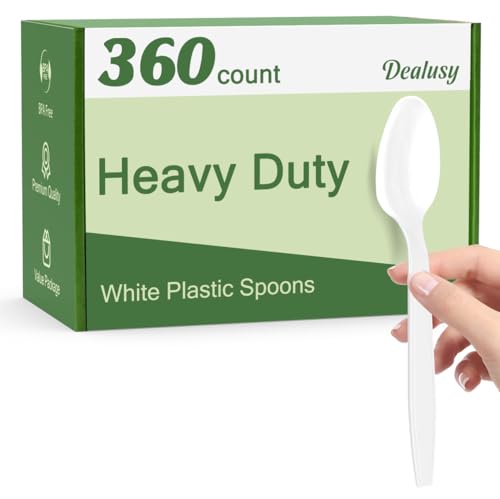 360 Count Plastic Spoons Disposable
