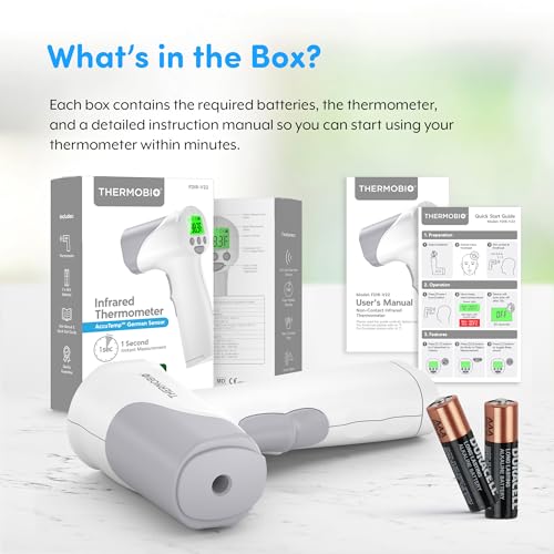 Medical Grade Heavy Duty Touchless Infrared Forehead Thermometer