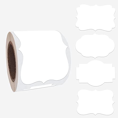 200PCS Sticky Fancy Shape Label Stickers for Essential Oil Bottles