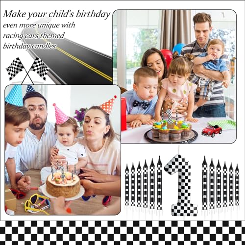 Themed Birthday Candles Set Number Candle Birthday Party Decoration Cake Topper for Party Decoration Theme Party Supplies