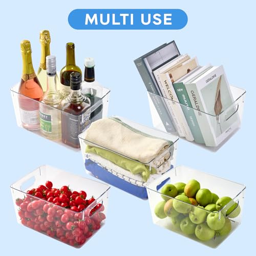 Clear Plastic Storage Bins
