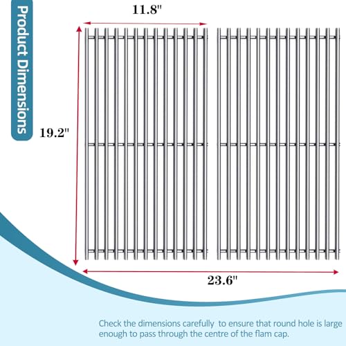 S6G550 (2-Pack) 19.2” Stainless Steel Cooking Grates