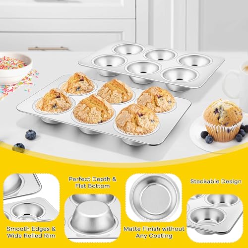 Stainless Steel Mufifn Pan Cupcake Tray