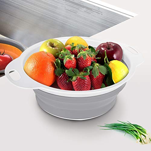 Collapsible Colander and Strainer Set of 3
