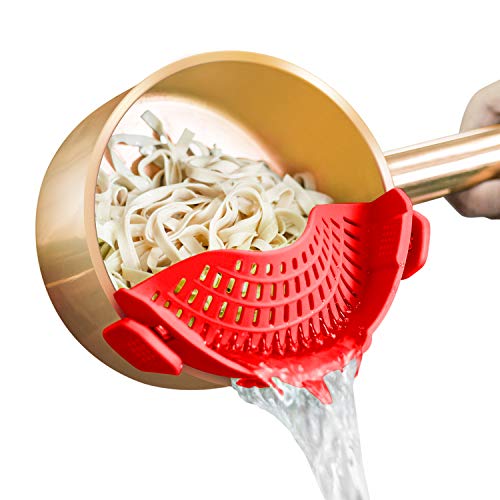 Clip On Strainer Silicone for All Pots and Pans