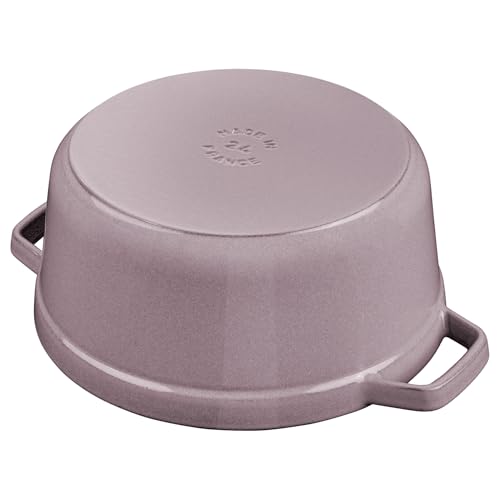 Cast Iron 7 qt Round Cocotte (7-qt Round / Lilac)