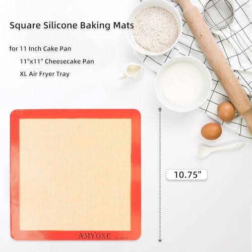 Square Silicone Baking Mats for Cake Pan