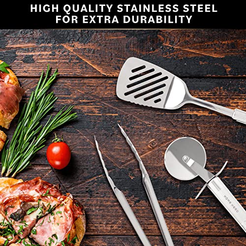 54 Piece Stainless Steel Kitchen Utensils Set (Silver)