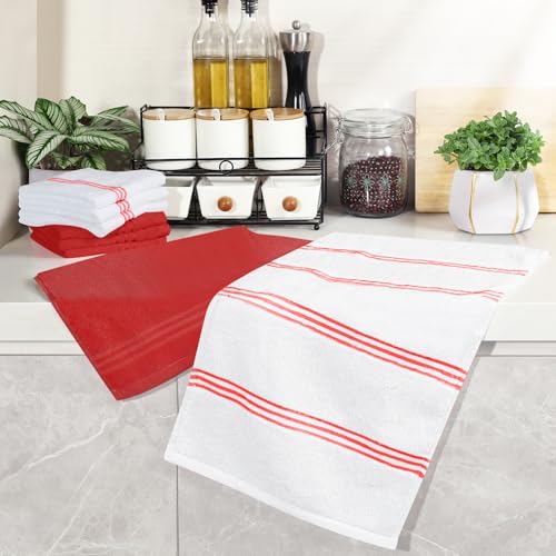 Silicone Oven Mitts Pot Holder Kitchen (Red)