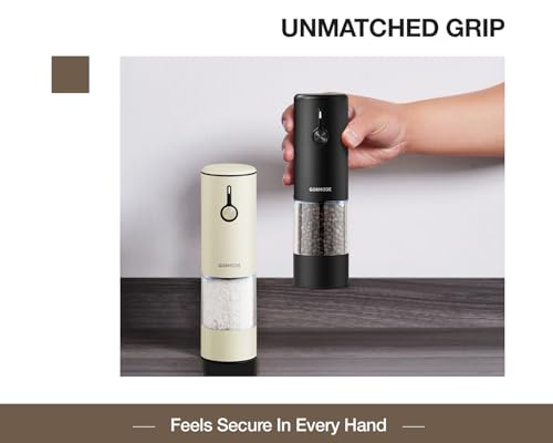 Electric Pepper Grinder and Salt Mill Set