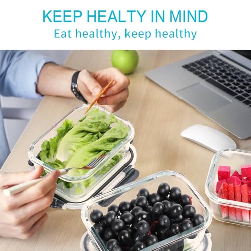Large Glass Food Storage Containers with Lids
