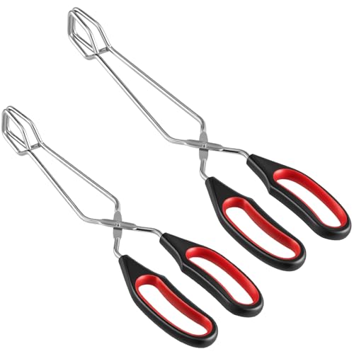 Stainless Steel Scissor Tongs 9.25