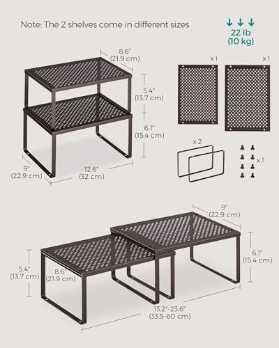 Spice Racks Metal Cabinet Shelf Organizers