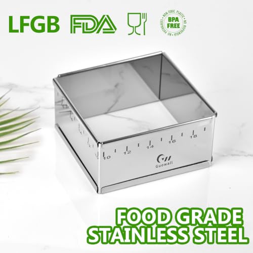 Extensible Stainless Steel Cake Mold