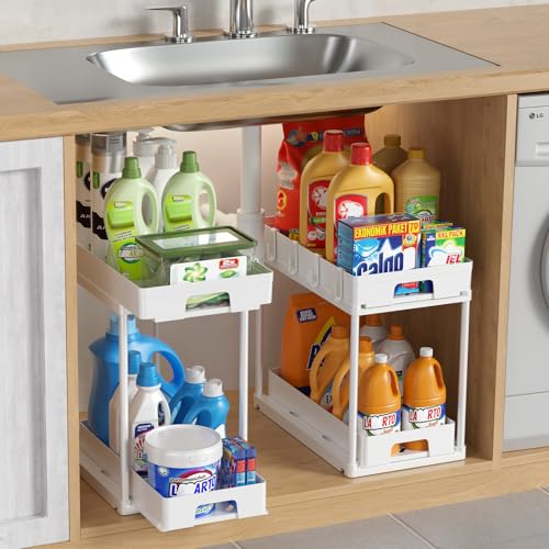 2 Pack Under Sink Organizers and Storage