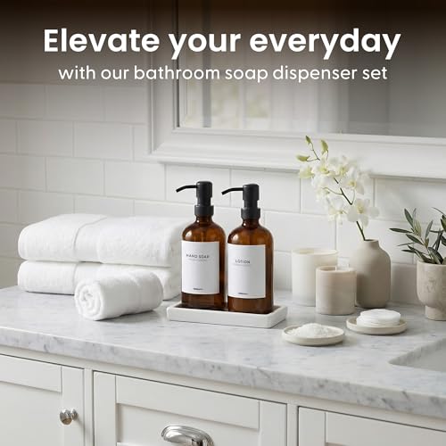 Glass Trays Soap Dispenser