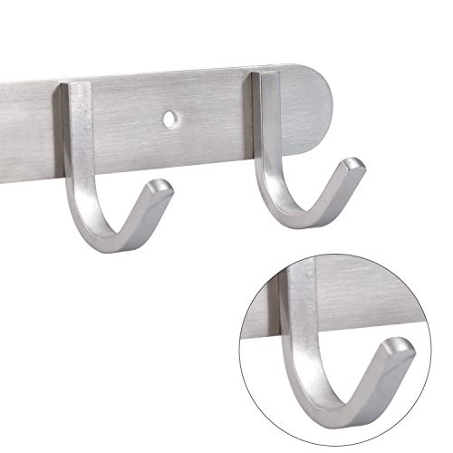 Coat＆Towel Hook Rack Wall Mounted