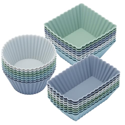 24Pack Silicone Muffin Cups