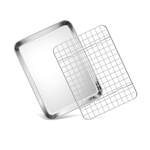 Baking Sheet with Wire Rack Set