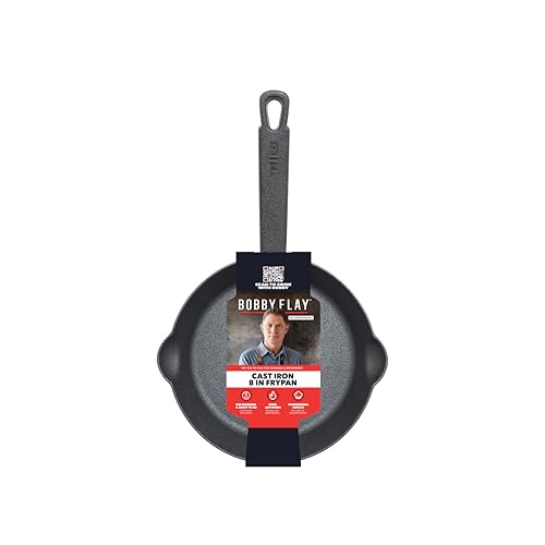 x Bobby Flay 8” Cast Iron Pre