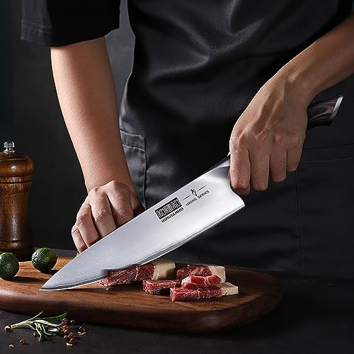 Knife Set with Magnetic Knife Holder (8")