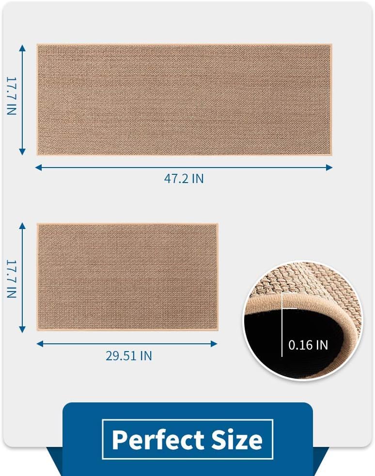Kitchen Rugs and Mats Non Skid Washable