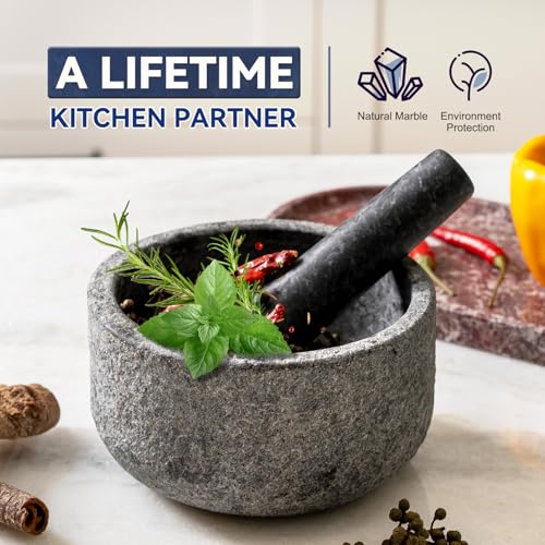 Natural Mortar and Pestle Set