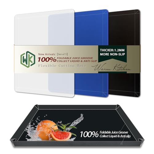 Flexible Plastic Cutting Boards Mats for Kitchen