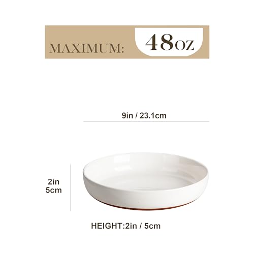Large Pasta Bowls Set of 4