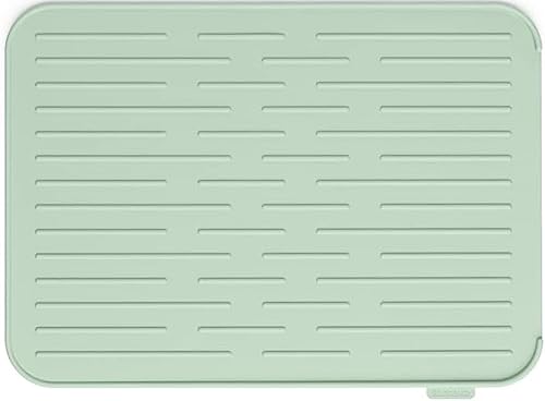 Sinkside Silicone Dish Pot Drying Mat (Jade Green)