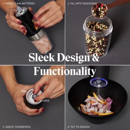Salt and Pepper Grinder Set