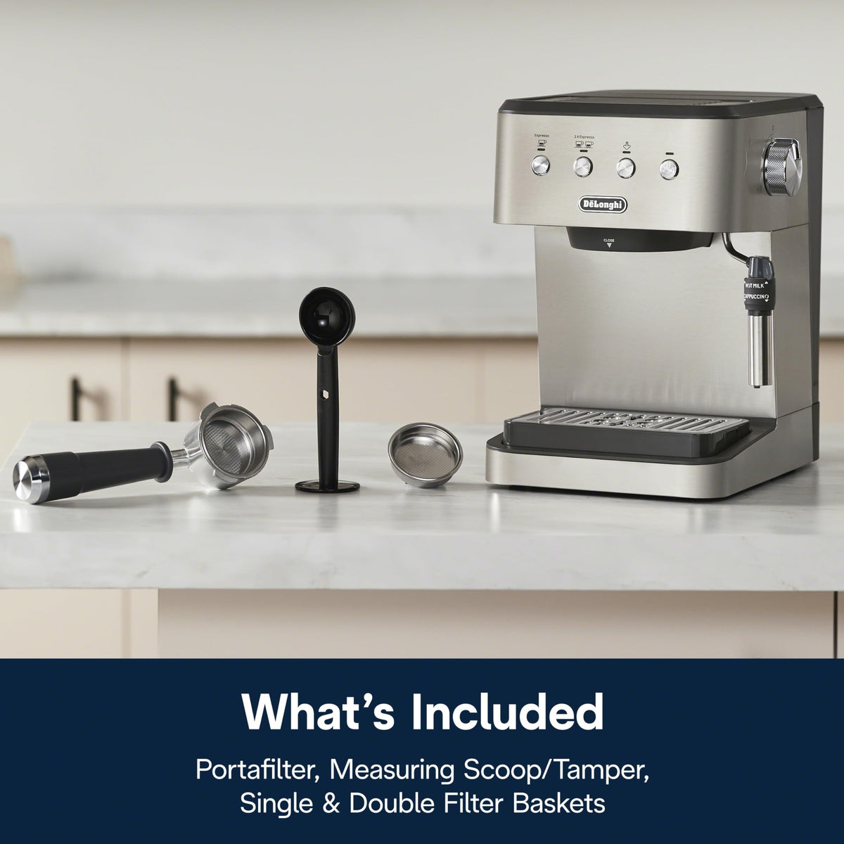 Classic Espresso Machine (Classic Stainless Steel)