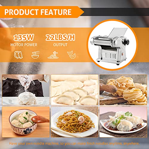 Electric Pasta Maker Machine 3 IN 1 Automatic Dough Pasta Roller (3 Blades)