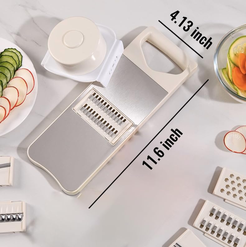 6 Blade Mandoline Slicer with Slide