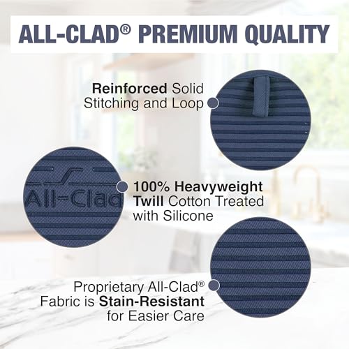 Premium Pot Holder & Hot Pad (Indigo / 1 Pack)