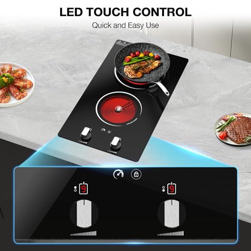 Electric Cooktop Electric Stove Top with Plug
