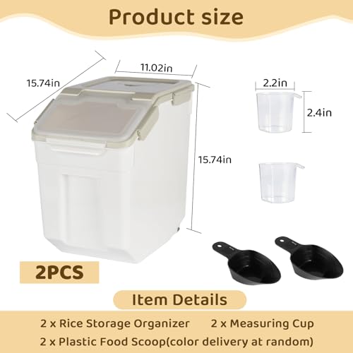 Large Capacity Food Grade Container for Rice Flour Sugar