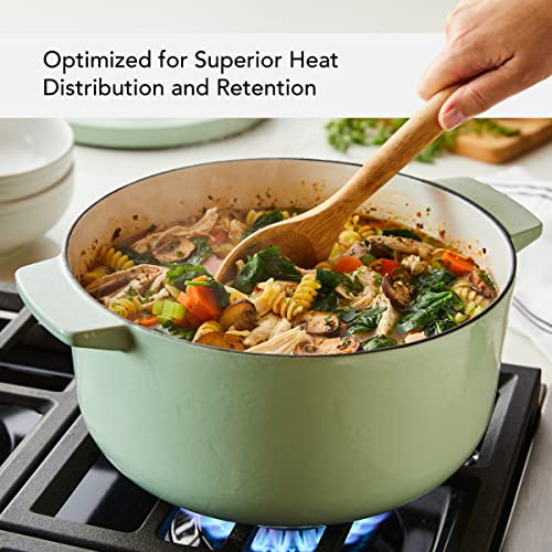 Enameled Cast Iron Dutch Oven (Pistachio)