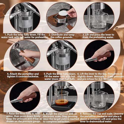 Hand Press Espresso Maker (CoffeeMachineSet)