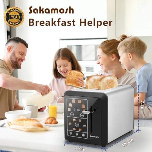 Touch Screen Toaster with bagel function