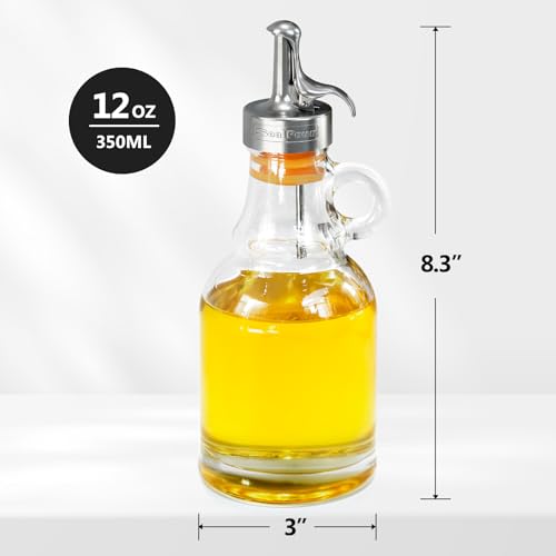 Premium Olive Oil Dispenser Bottles for Kitchen with Pourer