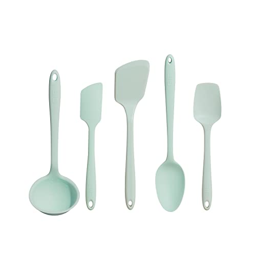5 Piece Silicone Ultimate Kitchen Utensils Set (Mint / 5 - Piece Set)