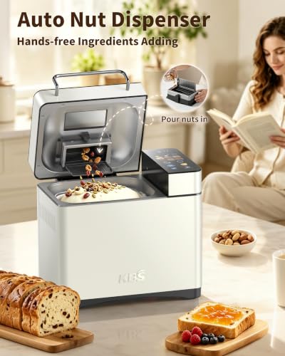 2.2LB Smart Bread Maker (Cream White)