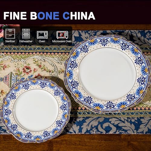 Bone China Dinnerware Set for 4