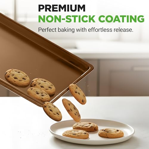 NutriChef Nonstick Cookie Sheet Baking Pan