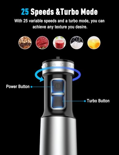 Powerful Immersion Blender handheld