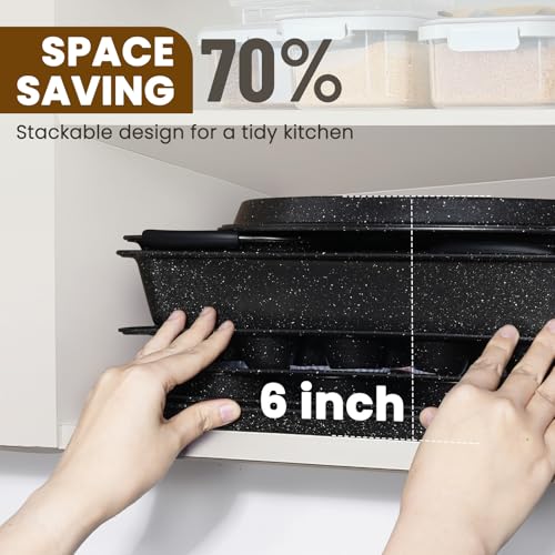 22 PCS Nonstick Baking Pans Set